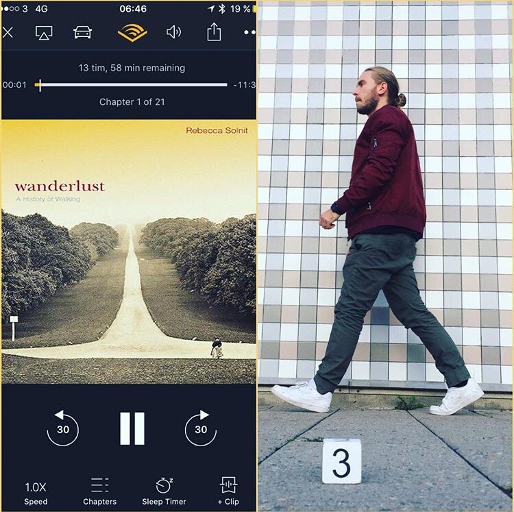 Wanderlust: A History of Walking by Rebecca Solnit audible cover